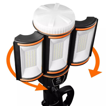 Lampa warsztatowa na standzie LED 5000lm akumulatorowa + ładowarka NEO 99-121