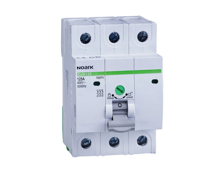 Rozłącznik modułowy z zamkiem 3P 125A 400V Ex9I125 Noark 100879