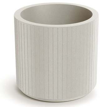 Doniczka sand Coro Round TCR48-101GR