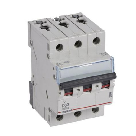 Wyłącznik nadprądowy 3P D 32A TX3 Legrand 403758 