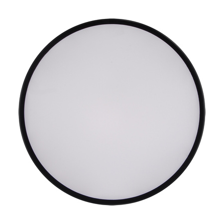 Plafon okrągły czarny TOTEM LED C 16W 1510lm 4000K IP20 03926 Strühm