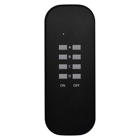 Zestaw 2-gniazd na pilota czarny IP44 Emos P0067 