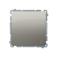 Wyłacznik krzyżowy satynowy Basic BMW7.01/29 Kontakt-Simon