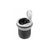 Gniazdo meblowe wpuszczane 1-gniazdo z/u 1xUSB 2,4A aluminium GTV AE-BPW1U1UCH-53 