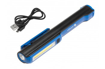 Latarka warsztatowa aklumulatorowa ładowana poprzez USB Hogert HT1E406