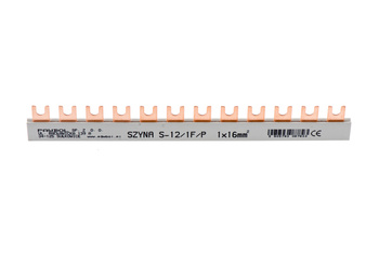 Szyna łączeniowa 12-modułowa 1F 63A Pawbol E.4306