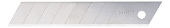 Ostrza łamane stalowe 18 mm opakowanie 10 szt NEO 64-020
