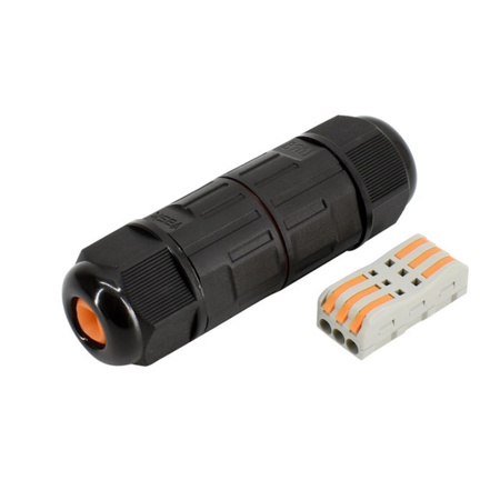Złącze kablowe hermetyczne 3 x 2,5mm z szybkozłączką IP68 Bemko E04-ZK03-IP68-QC