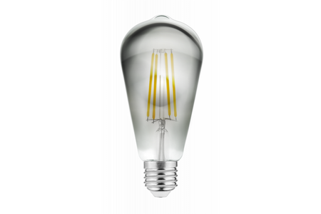 Żarówka LED FILAMENT GREY ST64 6W 500lm 2700K E27 240V 360st LD-ST64FPE6-30
