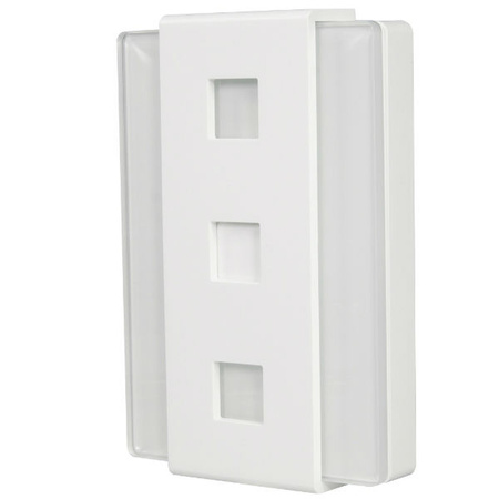 Gong dwutonowy biały GLASSO 230V GNS-248-BIA Zamel SUN10000115