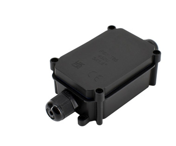 Puszka natynkowa hermetyczna z dławikami IP66 Bemko E04-HP2-PG9-IP66