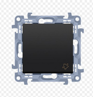 Przycisk dzwonkowy czarny mat SIMON 10 CD1C.01/49 Kontakt-Simon