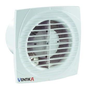 Wentylator osiowy fi 100 230V 14W 95m3 34dB wyłącznikiem sznurkowy Vents D100DWS