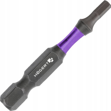 Końcówka wkrętakowa udarowa Hex H3 50mm 2 szt. Hogert HT1S175