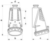 Gniazdo siłowe stałe 16A 230/400V~ 3P+N+Z IP68  Tarel 2626-137