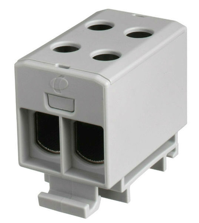 Złączka szynowa podwójna szara 2 x 1.5-50mm Morek MAA2050A10