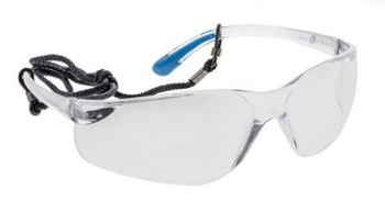 Okulary ochronne bezbarwne/niebieskie uniwersalne SAUER Hogert HT5K012