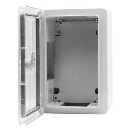 Szafa z tworzywa ABS IP65 szara 200 x 300 x 130 mm drzwi przeźroczyste F1.0127 F-elektro