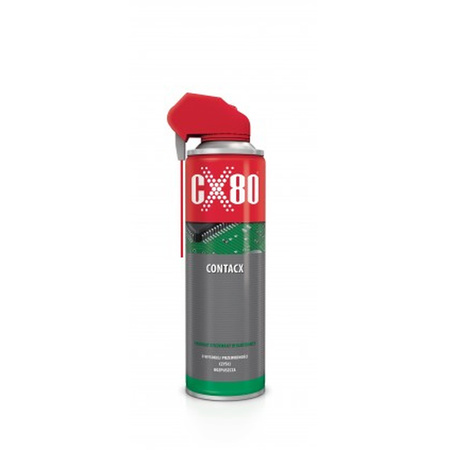 Preparat czyszczący elektrotechniczny duospray 500ml CX80 CONTACX