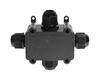 Puszka natynkowa hermetyczna czarna 3x1,5mm 16A IP68 Plastrol W-00405