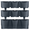 Ogród wertykalny wiszący antracytowy CASCADE WALL Prosperplast IO2W600W-S433