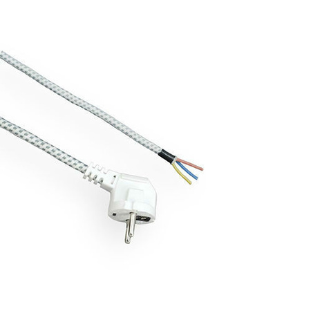 Przewód przyłączeniowy z wtyczką z/u PP-1 /do żelazka/ bawełniany 1,8m PGZ Elgotech 