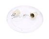 Plafon natynkowy okrągły biały z czujnikiem PLATO 2xE27 IP44 Bemko C37-PLA-285-2E27-MS