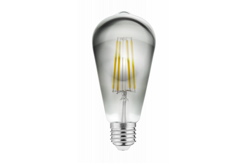 Żarówka LED FILAMENT GREY ST64 6W 300lm 1800K E27 240V 360st LD-ST64FP4-18