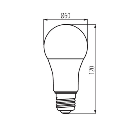 Żarówka IQ-LED 11W 1521lm 6500K E27 A60 Kanlux 36681