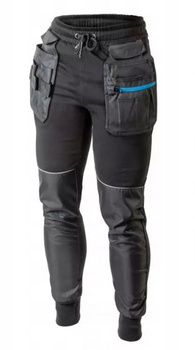 Spodnie dresowe z kieszeniami czarne 3XL (58) TREBEL HT5K902-3XL Hogert