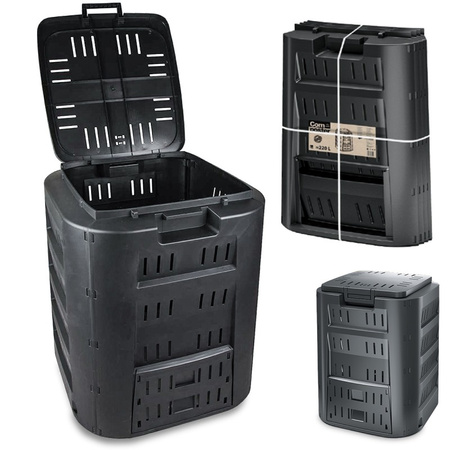 Kompostownik 1-komoeowy czarny 320L COMPOGREEN IKL320C-S411