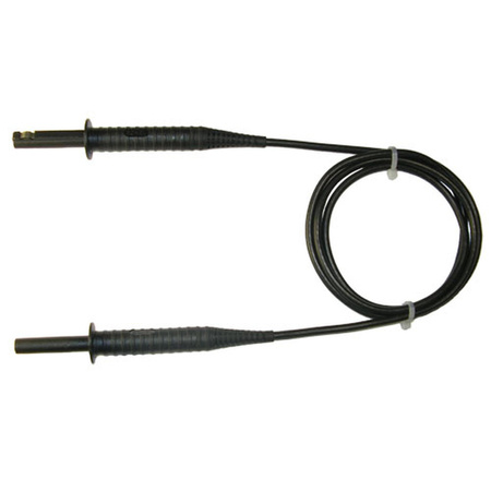 Przewód 2,2m czarny zakończ. wtykami bananowymi WAPRZ2X2BLBB SONEL