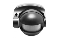 Czujnik ruchu czarny zasięg 10m CR-1 1200W 240V 180st 1,8- 2,5m IP44 GTV CR-CR1000-10