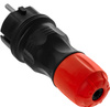 Wtyczka hermetyczna z uziemieniem IP54 16A 2P+Z 250V czarny-czerwony Plastrol W-97977