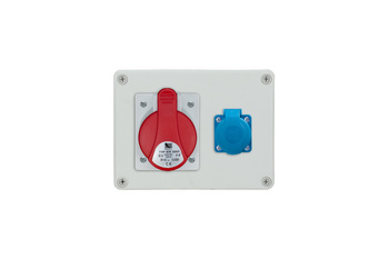 Rozdzielnia zasilająca 1x32A/5P 1x250V R-BOX Pawbol B.1215