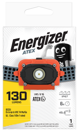 Latarka czolowa bateryjna 130lm 3xAA HEADLIGHT MINE ATEX PRO ENERGIZER