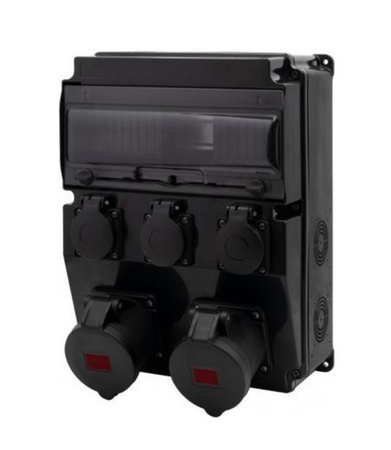 Rozdzielnia stacjonarna CAJA 12-mod 16A 5p 32A 5p 3x230V F-elektro F3.2683