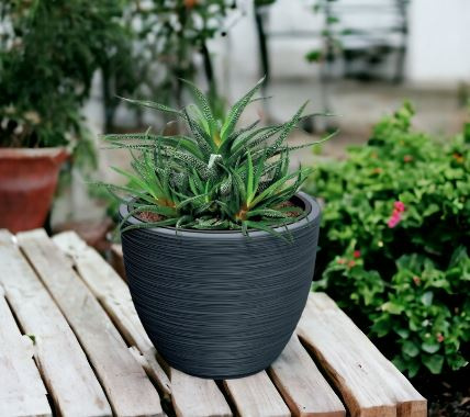 Doniczka z wkładem antracytowa FURU DBFU300 DBFU300-S433