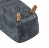 Doniczka na nóżkach antracytowa Gracia Case Beton Effect DGCL600E-S433