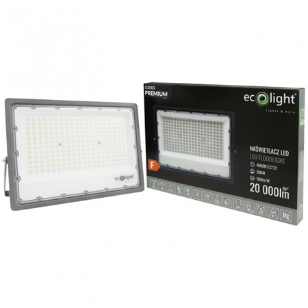Naświetlacz LED szary 200W 20000lm 4000K IP65 EC20493