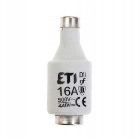 Wkładka topikowa DII 16A gF ETI 002312105