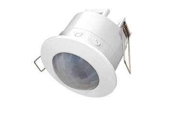 Czujnik ruchu biały zasięg 6m CR-5 1200W 240V 360st IP20 GTV CR-CR5000-00