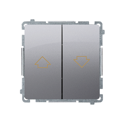 Przycisk żaluzjowy stal inox Basic BMZ1.01/21 Kontakt-Simon