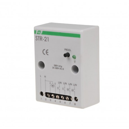 Sterownik roletowy montaż natynkowy 230V IP20 F&F STR-21