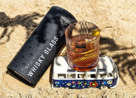 Szklanki do whisky 340ml 2 szt. tuba Bohemia Elegante Prestige 