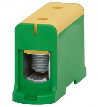 Złączka szynowa 1-torowa 35mm2 - 240mm2 Al/Cu żółto zielonac F-Elektro F2.0290