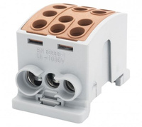 Złączka szynowa HLK 100A-3 (1x25,2x16 / 1x25,2x16) brązowy F-Elektrro F2.0361