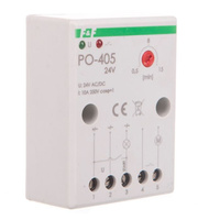 Przekaźnik czasowy z opóźnionym odpadaniem 10A 1-15min 24V AC/DC F&F PO-405