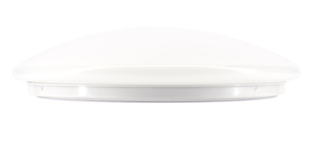Plafon natynkowy okrągły biały z czujnikiem PLATO 2xE27 IP44 Bemko C37-PLA-285-2E27-MS