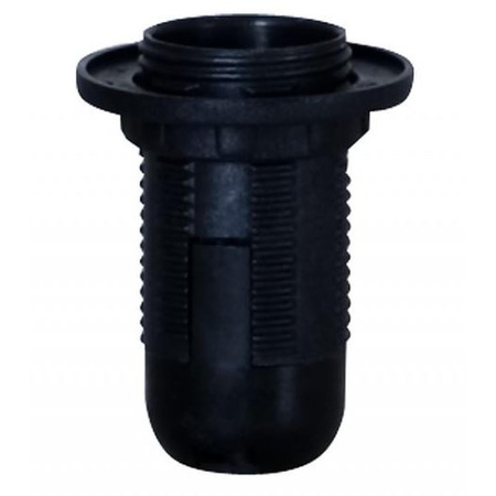 Oprawka termoplastyczna czarna z kołnierzem E14-1 F-elektro F4.0104